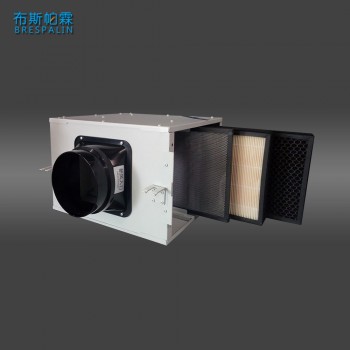 10-Zoll-Luftreinigungsbox mit Primär-, Aktivkohle- und HEPA-Filtern