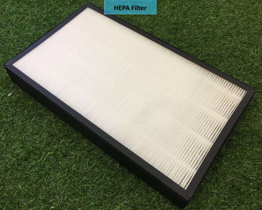 10 Inch Air Purifying Box with Primary, Activated Carbon and HEPA Filters
