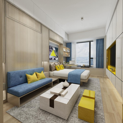 Colorful Luxury Apartment Furniture