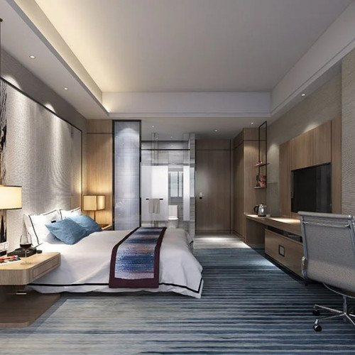 Muebles modernos del dormitorio del hotel