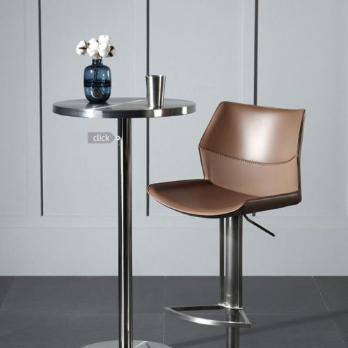 Modern Leather Bar Chair