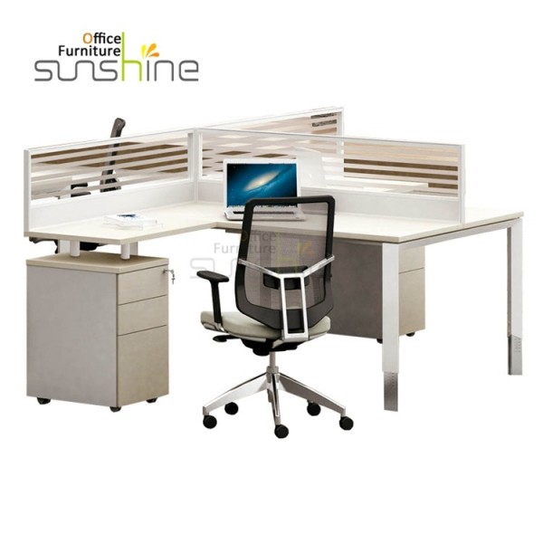 Modern Design Cubicle Office Workstation for 2 people YS-A5-D2814