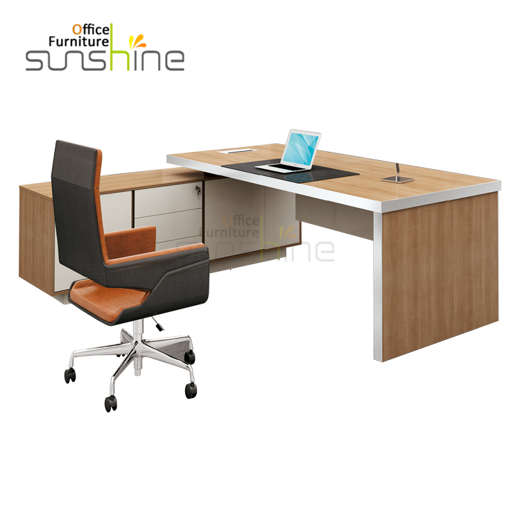 New design BS-Z90 with aluminum edge banding modern furniture modern office table photos