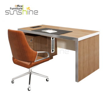 BS-X1680 bureau aluminium nivellering personeelsbureau met personeelsstoel voor reclame