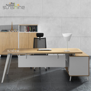 เฟอร์นิเจอร์เชิงพาณิชย์ที่ทันสมัยเฟอร์นิเจอร์โต๊ะทำงานผู้บริหาร BY-E1301