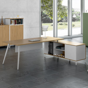 เฟอร์นิเจอร์เชิงพาณิชย์ที่ทันสมัยเฟอร์นิเจอร์โต๊ะทำงานผู้บริหาร BY-E1301