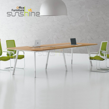 Wooden modern office desk meeting conference room table YS-A6-N3412