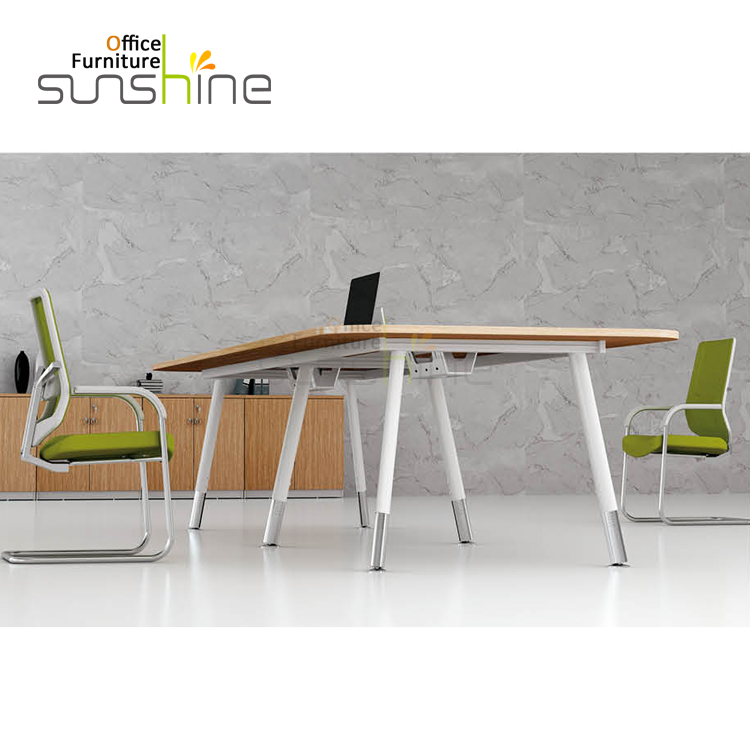 나무로 되는 현대적인 사무실 책상 회의 회의실 테이블 YS-A6-N3412