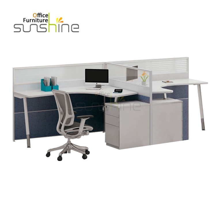Modern office furniture T shape modular partition cubicle workstation YS-KU-T2814