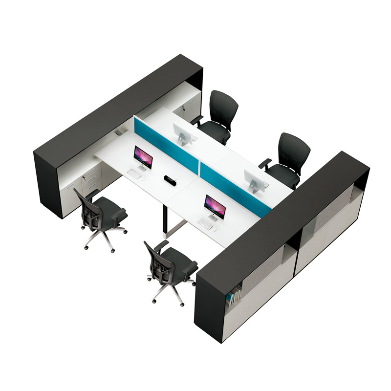XFS-M3428 Modern Office Furniture Face to Face 4 Seats