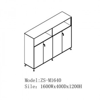 ZS-M1640 Filing Cabinet Office Furniture Middle Cabinet