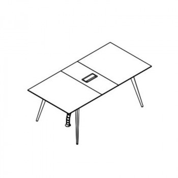 ZS-H2412 6 seater conference table