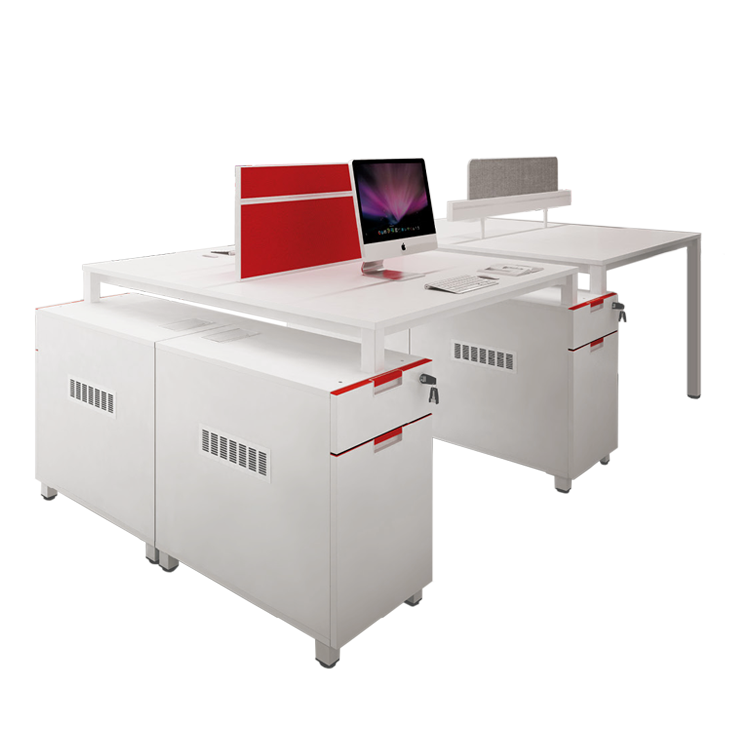 RS-C2912 Face To Face 4 Seats Staff Workstation