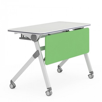 लैपटॉप PC फ़ोल्ड करने योग्य मीटिंग मूवेबल फ़ोल्ड करने योग्य टेबल राइटिंग डेस्क टॉप ट्रेनिंग टेबल