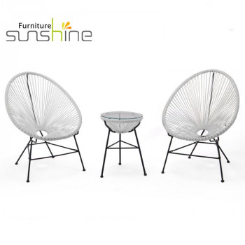 Rattan Modern Cane Lounge Chair Hot Selling Oval Weave Acapulco Stuhl Gartenmöbel