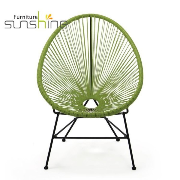 Hot Selling Luxury And Lightweight Oval Weave Acapulco Outdoor Chair All Weather Weave Patio Oval Eg