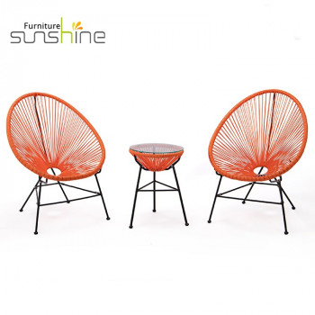 Outdoor Furniture Patio Garden Kursi Telur Acapulco Modern Disesuaikan Berwarna-warni