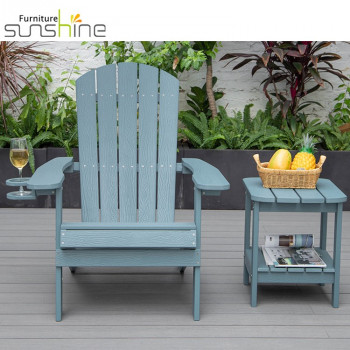Ghế Adirondack bằng gỗ nhựa hiện đại Ghế HDpe Ngoài trời Ghế Adirondack Gấp