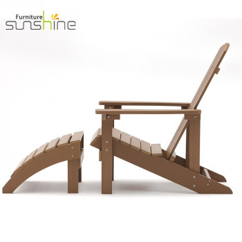 Bán Chạy Ngoài Trời Ghế Adirondack Ghế Đồ Nội Thất Không Thấm Nước Vườn Bãi Biển Sun Lounger Gấp Wo