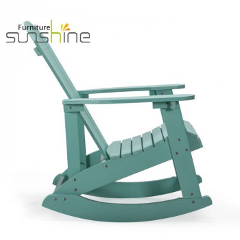 재활용된 플라스틱 나무 전천후 저항하는 Adirondack을 흔들 안뜰 가구 Hdpe Adirondack 의자