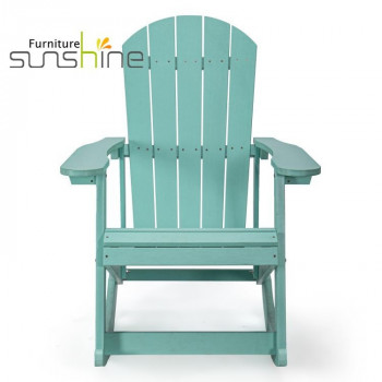 재활용된 플라스틱 나무 전천후 저항하는 Adirondack을 흔들 안뜰 가구 Hdpe Adirondack 의자