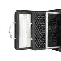 6 Inch Air Purifying Box with Primary, Activated Carbon and HEPA Filters