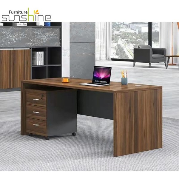 Thuis Bureau Modern Groothandel Aangepast Houten Manager Bureau Duurzaam Materiaal: