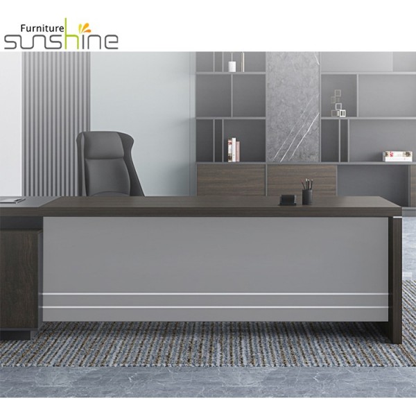 European Style Office Desk Furniture President L Shaped Office Furniture Executive Desk