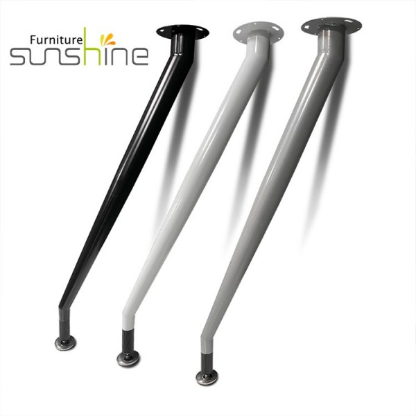 New Arrival Matel Table Legs Oblique Tapered Stainless Steel Leg Adjustable Height Legs