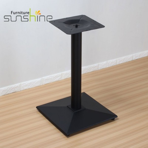 Modern Industrial Standard Table Leg Part Black Metal Iron Dining Table Base