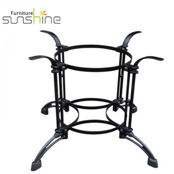 Heavy Duty Wourght Cast Iron Metal Table Base For Guangzhou Mechanics Leg