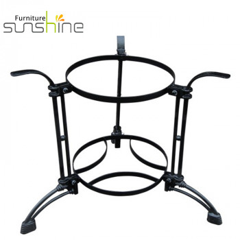 Heavy Duty Wourght Cast Iron Metal Table Base For Guangzhou Mechanics Leg