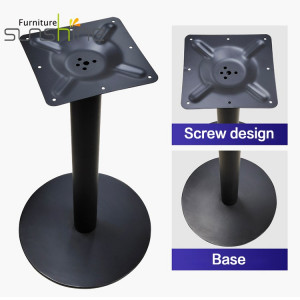 ขาโต๊ะกลมฐานเฟอร์นิเจอร์ขาโต๊ะรับประทานอาหารสำหรับโต๊ะร้านอาหารตะวันตก