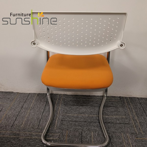 Thickened Plastic Backrest Office Training Chair Leather Conference Room Chairs Waiting Room Chairs