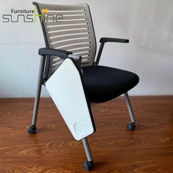Chaise simple mobile de Hall de rapport de chaise d'étude moderne avec la chaise pliable d'école de formation de roues