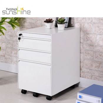 Mobile Filing Cabinet Pedestal For Home Office Stylish Desk Side Cabinet With Lock