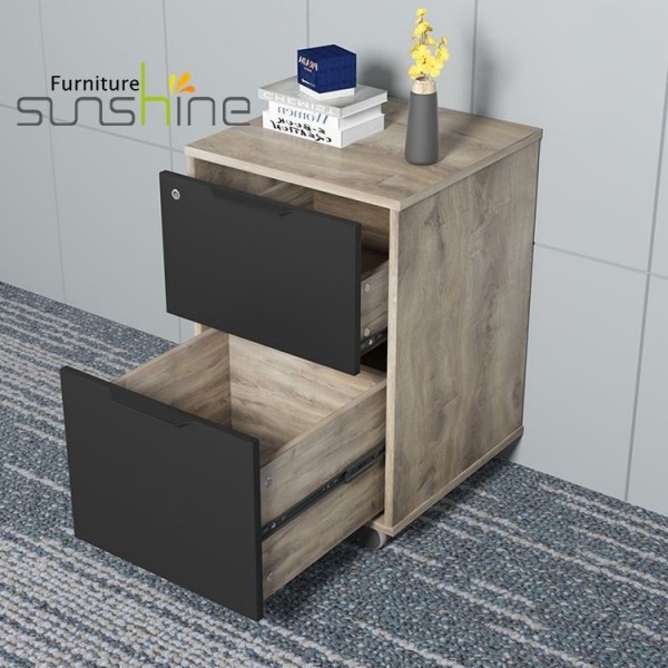 New Design Under Desk Movable File Cabinet Steel Filing Cabinet Mobile Pedestal Filing Cabinet