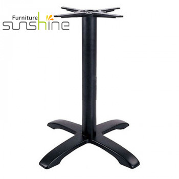 Wholesale Coffee Table Legs Metal Cast Iron Table Stand Black Table Base For Coffee Store