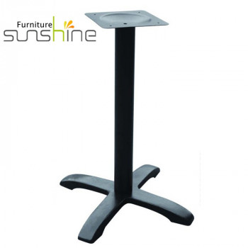 Furniture Legs 720mm Height Cross Cast Iron Table Base Polished Tulip Table Legs