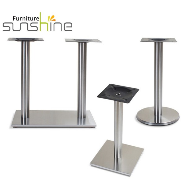 Hot Selling Furniture Leg Round Dining Stainless Steel Table Base For Restaurant Table