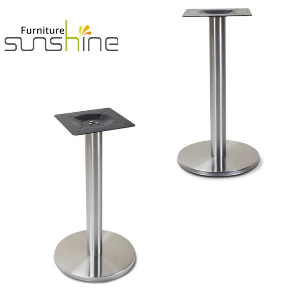 Round Steel Table Legs Chrome Dinning Coffee Table Base 720 Mm Height Table Stand Leg
