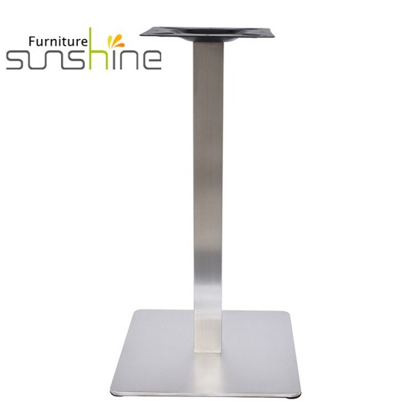 Heavy Duty Stainless Steel Table Leg Rectangle Cafe Table Feet On Sale