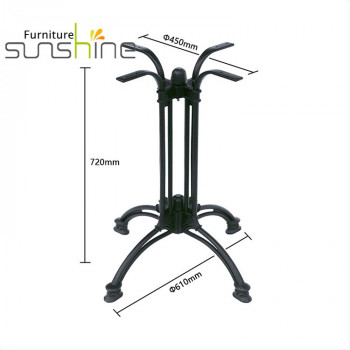 Modern Restaurant Table Legs Round Unique Design Cast Iron Dinning Table Base