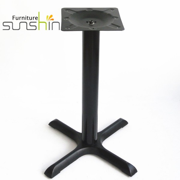 Metal Furniture Leg Black Wrought Industrial Frame Metal Coffee Table Base Legs Feet