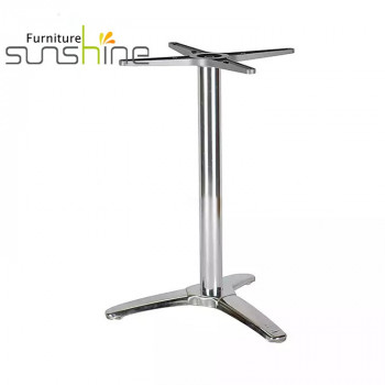 Perabot Meja Kaki Salib Empat Atau Tiga Cakar Satu Berdiri Kaki Paduan Aluminium Kaki Meja