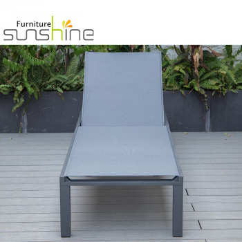 Gran oferta al aire libre, tumbonas de aluminio para piscina, tumbona con reposabrazos, tumbona para jardín al aire libre