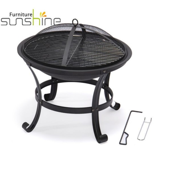 Sunshine Outdoor Fire Pit Garden Stove Round Shape Wood Burning Nature Smokeless Fire Pit