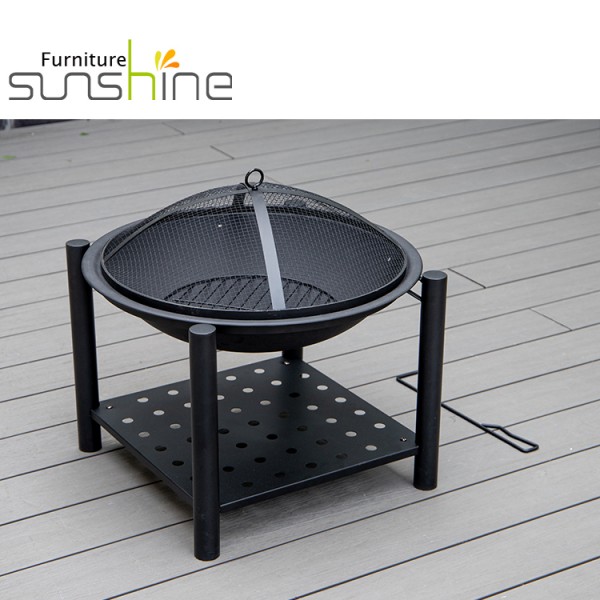 Modern Designs Garden Furniture Bbq Pit Stoves Charcoal Fire Pit With Stainless Steel Frame