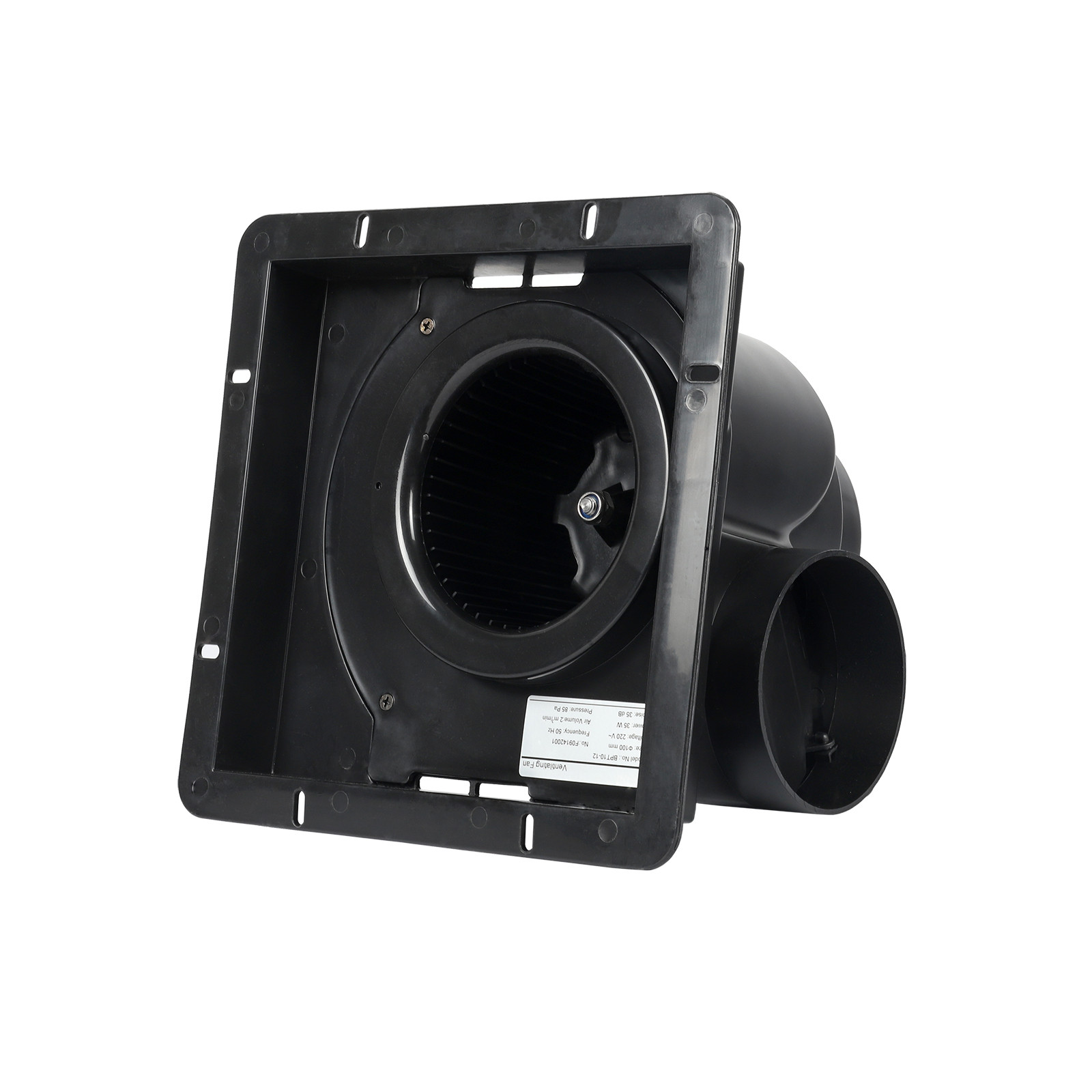 PP Plastic Ceiling Mounted Low Noise Exhaust Fan for Bathroom