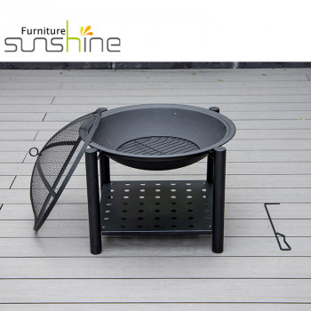 Modern Designs Outdoors Firepit Wood Burning Stoves Portable Patio Heater With Cover